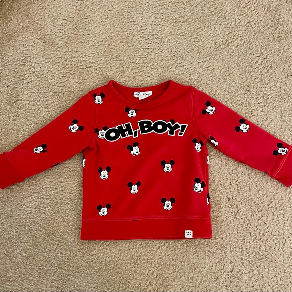 BABY GAP-Disney Mickey Mouse Toddler Sweatshirt-3T